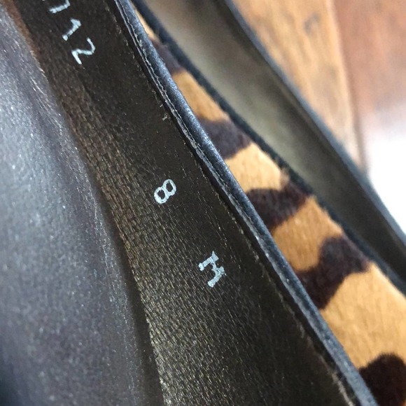 STUART WEITZMAN Leopard Print Pony Hair Platform Pump - Picture 6 of 6